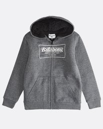 2 Trade Mark - Zip Sherpa Hoodie f&uuml;r Jungen Schwarz Q2ZH01BIF9 Billabong