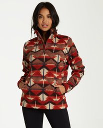 0 Boundary - Mock Neck Fleece for Women  Q3FL03BIF9 Billabong