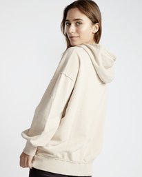 3 Organic - Hood Fleece für Frauen Weiss Q3HO09BIF9 Billabong