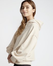 4 Organic - Hood Fleece für Frauen Weiss Q3HO09BIF9 Billabong