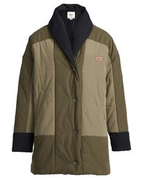 3 Queens - Chaqueta para Mujer Verde Q3JK02BIF9 Billabong