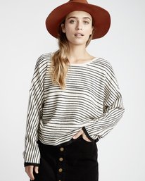 1 To The Limits - Jumper for Women White Q3JP15BIF9 Billabong
