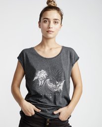 0 All Night - T-Shirt pour Femme Noir Q3SS03BIF9 Billabong