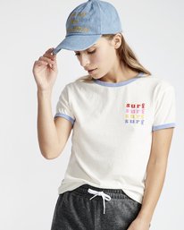 1 Ringer - T-Shirt für Frauen  Q3SS08BIF9 Billabong