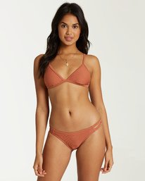 1 Tanlines Fixed - Tri Bikinitop für Frauen Braun Q3ST54BIMU Billabong
