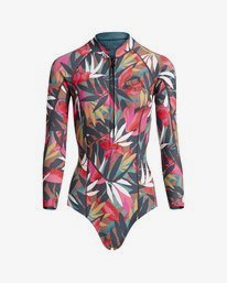 3 Salty Dayz - Springsuit à manches longues pour Femme Rose Q42G02BIF9 Billabong