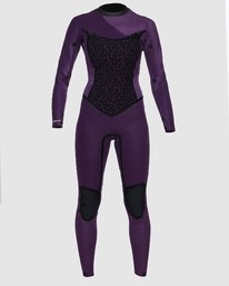 5 4/3mm Furnace Synergy GBS - Back Zip Fullsuit Neoprenanzug für Frauen Schwarz Q44G04BIF9 Billabong