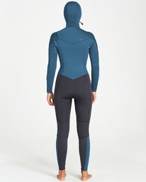 2 5/4mm Furnace Synergy Hd GBS - Chest Zip Hood Fullsuit Neoprenanzug für Frauen Schwarz Q45G04BIF9 Billabong