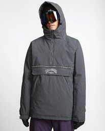 0 Stalefish - Snow Anorak for Men Grey Q6JM15BIF9 Billabong