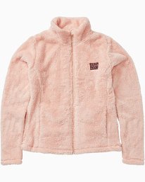 0 First Chair - Jersey Sherpa con Cremallera para Chicas Naranja Q6SG11BIF9 Billabong