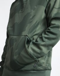 5 Downhill - Pull à capuche Technique Hood Tech pour Homme Gris Q6SM02BIF9 Billabong