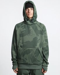 0 Downhill - Pull à capuche Technique Hood Tech pour Homme Gris Q6SM02BIF9 Billabong