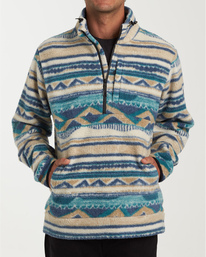 0 Boundary - Sweat à col montant et 1/2 fermeture éclair pour Homme  R1FL02BIW9 Billabong