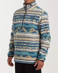3 Boundary - Sweat à col montant et 1/2 fermeture éclair pour Homme  R1FL02BIW9 Billabong