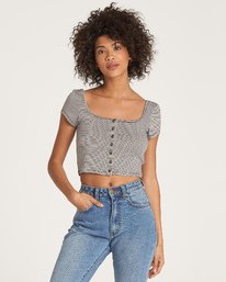 0 Right Now - Crop top à manches courtes pour Femme  R3KT13BIMU Billabong