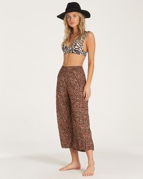 0 Wild Heartbeats - Elasticated Cropped Trousers  R3PT01BIW9 Billabong