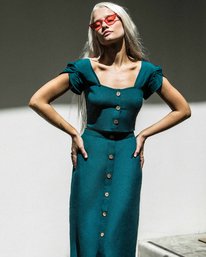 0 Swaying Leaves - Falda a Media Pierna para Mujer  R3SK10BIMU Billabong