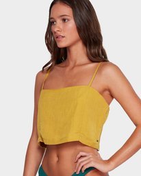 3 BURNING SKIES CAMI Yellow R3TP62BIMU Billabong