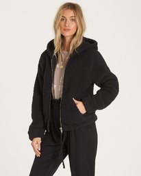 2 Reine Down - Polarfleece-Jacke mit Kapuze für Frauen  R3WA04BIW9 Billabong