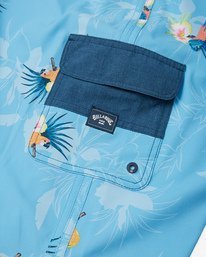 6 73 Airlite 19" - Bañador de surf de pantalón de alto rendimiento para Hombre Azul S1BS07BIP0 Billabong