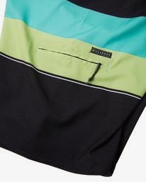 6 Momentum Airlite 19" - Boardshort à rayures Performance pour Homme Noir S1BS19BIP0 Billabong