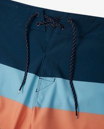 4 Momentum Airlite 19" - Performance Striped Board Shorts for Men Blue S1BS19BIP0 Billabong