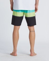 8 Momentum Airlite 19" - Boardshort à rayures Performance pour Homme Noir S1BS19BIP0 Billabong