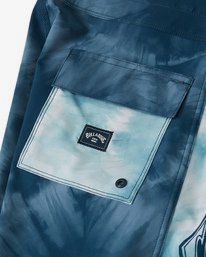 6 D Bah Pro 19" - Printed Board Shorts for Men Blue S1BS30BIP0 Billabong