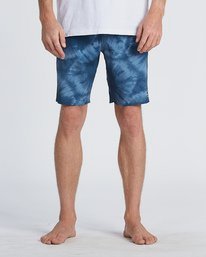 7 D Bah Pro 19" - Printed Board Shorts for Men Blue S1BS30BIP0 Billabong