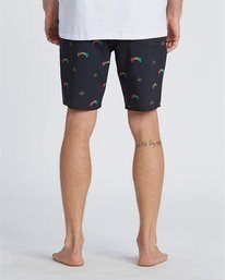 3 Sundays Mini Pro 19" - Printed Board Shorts for Men Black S1BS34BIP0 Billabong
