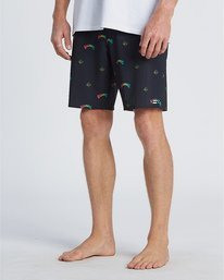 4 Sundays Mini Pro 19" - Printed Board Shorts for Men Black S1BS34BIP0 Billabong