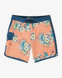 0 73 Line Up Pro 19" - Printed Board Shorts for Men Red S1BS35BIP0 Billabong