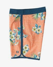 2 73 Line Up Pro 19" - Printed Board Shorts for Men Red S1BS35BIP0 Billabong