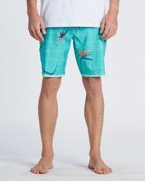 7 73 Line Up Pro 19" - Printed Board Shorts for Men  S1BS35BIP0 Billabong