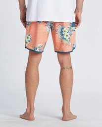 8 73 Line Up Pro 19" - Printed Board Shorts for Men Red S1BS35BIP0 Billabong