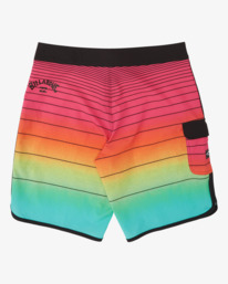 1 73 Stripe Pro 20" - Boardshorts com riscas para Homem Pink S1BS36BIP0 Billabong