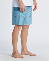 5 All Day Pro 18" - Striped Board Shorts for Men Blue S1BS46BIP0 Billabong