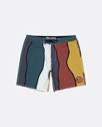 2 Pukas Factory 17" - Ba&ntilde;ador de surf de pantal&oacute;n para Hombre Verde S1BS70BIP0 Billabong