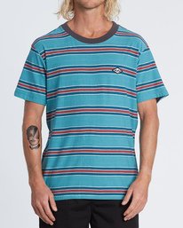 0 Die Cut - Camiseta de rayas para Hombre Azul S1JE06BIP0 Billabong