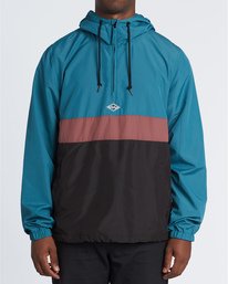 0 Wind Swell Anorak - Chaqueta para Hombre Negro S1JK03BIP0 Billabong