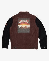 6 Master Of Puppets - Corduroy Jacket for Men Roxo S1JK36BIP0 Billabong