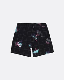 11 Sundays Pigment Laybacks 17" - Bordshorts mit Gummibund f&uuml;r Herren Schwarz S1LB02BIP0 Billabong