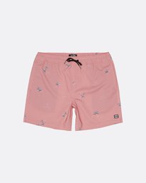 5 Sundays Pigment Laybacks 17" - Ba&ntilde;ador de surf de pantal&oacute;n con cintura el&aacute;stica para Hombre Rosa S1LB02BIP0 Billabong