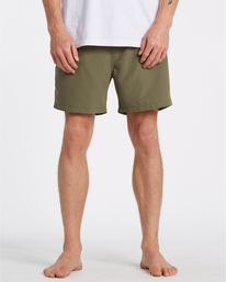 2 All Day 16" - Layback Boardshorts für Herren Grün S1LB12BIP0 Billabong