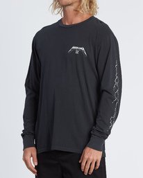 2 Ride The Lightning - T-Shirt mit langen Ärmeln für Männer Schwarz S1LS32BIP0 Billabong