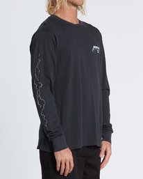 3 Ride The Lightning - T-Shirt mit langen Ärmeln für Männer Schwarz S1LS32BIP0 Billabong