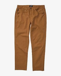 0 Fifty - Pantalones vaqueros elásticos para Hombre Marron S1PN02BIP0 Billabong