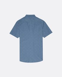 6 All Day Jacquard - Kurz&auml;rmeliges Hemd f&uuml;r Herren Grau S1SH03BIP0 Billabong