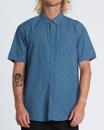 0 All Day Jacquard - Kurzärmeliges Hemd für Herren Grau S1SH03BIP0 Billabong