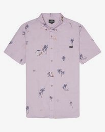 3 Sundays Mini - Short Sleeve Shirt for Men Purple S1SH04BIP0 Billabong